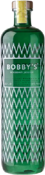 Een fles Bobby's, uit het schap in de winkel in Bathmen