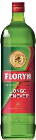 Een fles Floryn, uit het schap in de winkel in Bathmen