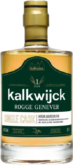Een fles Kalkwijck, uit het schap in de winkel in Bathmen