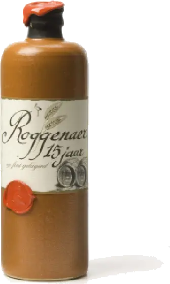 Een fles Roggenaer, uit het schap in de winkel in Bathmen