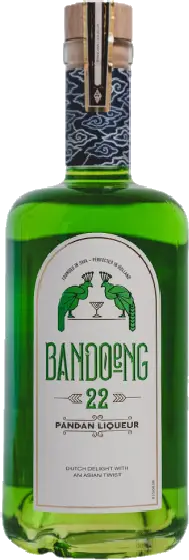 Een fles Bandoeng, uit het schap in de winkel in Bathmen