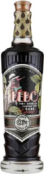 Een fles Bebo, uit het schap in de winkel in Bathmen