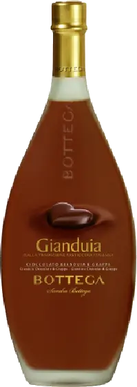 Een fles Bottega, uit het schap in de winkel in Bathmen