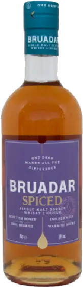 Een fles Bruadar, uit het schap in de winkel in Bathmen