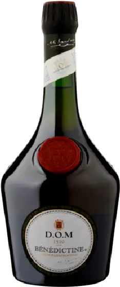 Een fles Dom, uit het schap in de winkel in Bathmen