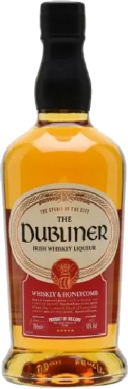 Een fles Dubliner, uit het schap in de winkel in Bathmen