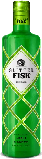Een fles Fisk, uit het schap in de winkel in Bathmen