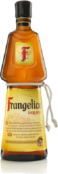 Een fles Frangelico, uit het schap in de winkel in Bathmen