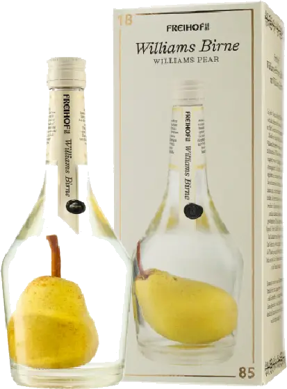 Een fles Freihof, uit het schap in de winkel in Bathmen