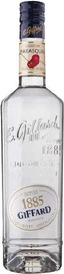 Een fles Giffard, uit het schap in de winkel in Bathmen