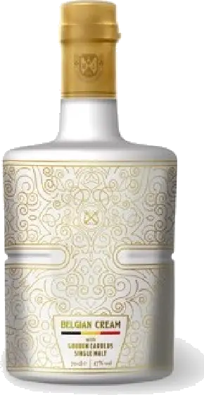 Een fles Gouden, uit het schap in de winkel in Bathmen
