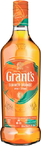 Een fles Grant's, uit het schap in de winkel in Bathmen