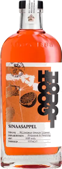 Een fles Hooghoudt, uit het schap in de winkel in Bathmen