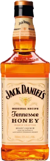 Een fles Jack Daniel's Tennessee, uit het schap in de winkel in Bathmen