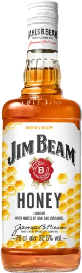 Een fles Jim Beam, uit het schap in de winkel in Bathmen