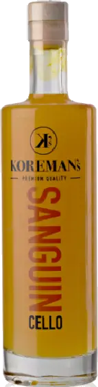 Een fles Koreman's, uit het schap in de winkel in Bathmen