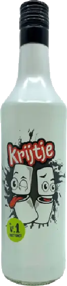Een fles Krijtje, uit het schap in de winkel in Bathmen