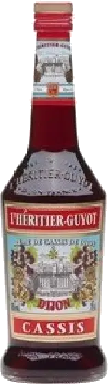Een fles L'HERITIER, uit het schap in de winkel in Bathmen