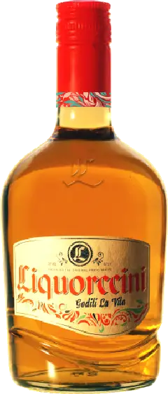 Een fles Liquorccini, uit het schap in de winkel in Bathmen