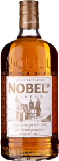 Een fles Nobeltje, uit het schap in de winkel in Bathmen