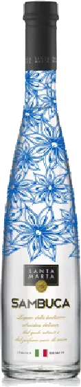 Een fles Santa, uit het schap in de winkel in Bathmen