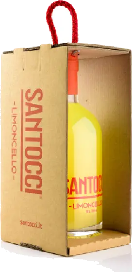 Een fles Santocci, uit het schap in de winkel in Bathmen