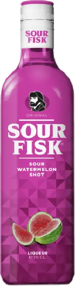 Een fles Sour, uit het schap in de winkel in Bathmen