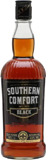 Een fles Southern Comfort, uit het schap in de winkel in Bathmen