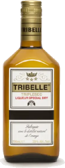 Een fles Tribelle, uit het schap in de winkel in Bathmen