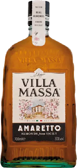 Een fles Villa Massa, uit het schap in de winkel in Bathmen