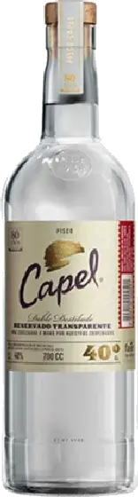 Een fles Capel, uit het schap in de winkel in Bathmen