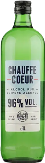 Een fles Chauffe Coeur, uit het schap in de winkel in Bathmen