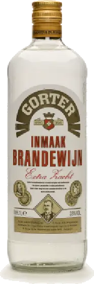 Een fles Gorter, uit het schap in de winkel in Bathmen