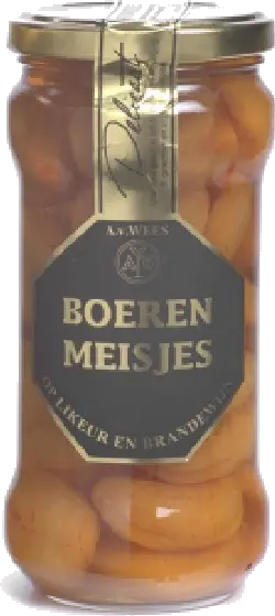Een fles Van Wees, uit het schap in de winkel in Bathmen