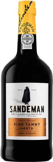 Een fles SANDEMAN, uit het schap in de winkel in Bathmen