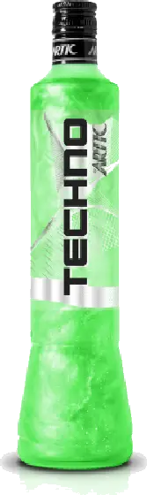 Een fles Artic, uit het schap in de winkel in Bathmen