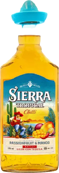 Een fles Sierra, uit het schap in de winkel in Bathmen