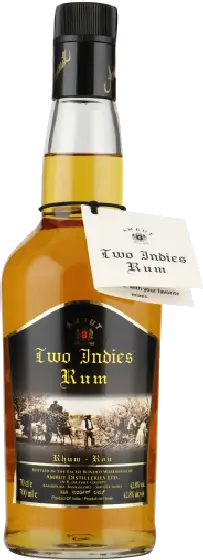 Een fles Amrut, uit het schap in de winkel in Bathmen