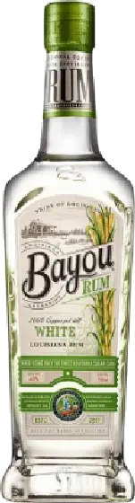 Een fles Bayou, uit het schap in de winkel in Bathmen