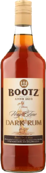 Een fles Bootz, uit het schap in de winkel in Bathmen
