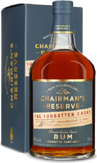 Een fles Chairman’s Reserve, uit het schap in de winkel in Bathmen