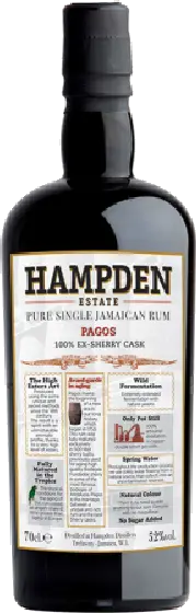 Een fles Hampden Estate, uit het schap in de winkel in Bathmen
