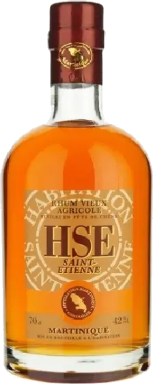 Een fles HSE Saint Etienne, uit het schap in de winkel in Bathmen