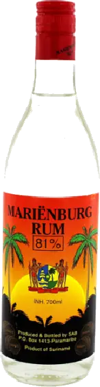 Een fles Marienburg, uit het schap in de winkel in Bathmen