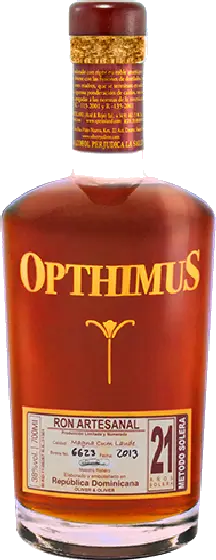 Een fles Opthimus, uit het schap in de winkel in Bathmen