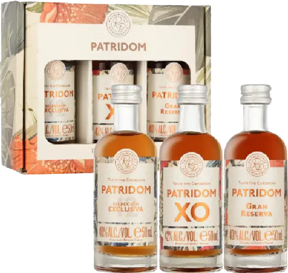 Een fles Patridom, uit het schap in de winkel in Bathmen