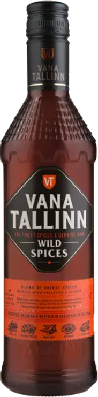 Een fles Vana Tallinn, uit het schap in de winkel in Bathmen