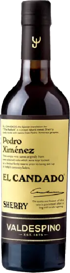 Een fles El Candado Pedro, uit het schap in de winkel in Bathmen