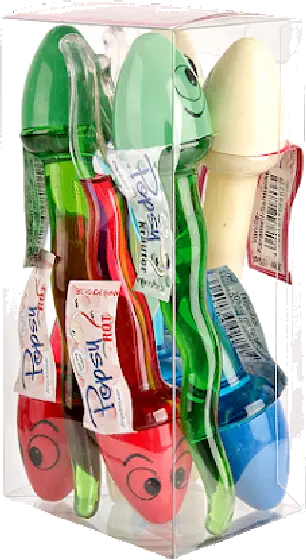 Een fles Popsy & Vrienden, uit het schap in de winkel in Bathmen