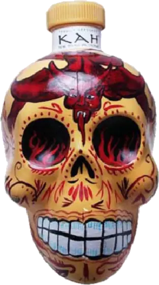Een fles KahTequila, uit het schap in de winkel in Bathmen